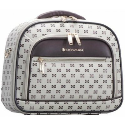 Snowball Kosmetický kufr 39204B-12-28 12 L krémová – Zboží Mobilmania