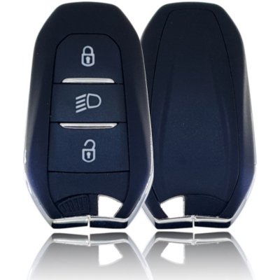 KeylessGo klíč s dálkovym ovládáním Peugeot Citroen 3tl. světlo 434 MHz PCF7953 4A AES | Zboží Auto