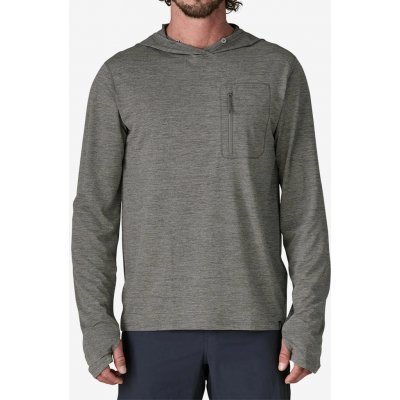 Patagonia Sun Hoodie Cap Cool Sun Hoody forge grey noble grey x-dye – Zboží Dáma