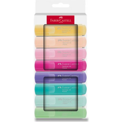 Faber-Castell Textliner 46 Pastel sada 8 ks 254658 – Hledejceny.cz