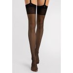 Fiore Punčochy na podvazkový pás O 4022 Antera 20 DEN Černá – Zbozi.Blesk.cz