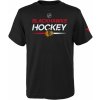 Dětské tričko s potiskem Outerstuff Dětské tričko Chicago black hawks Apro Wordmark Ss Ctn Tee