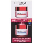 L´Oréal Paris Revitalift Loreal Paris Revitalift zklidňující krém proti vráskám 50 ml + Loreal Paris Revitalift noční zpevňující a protivráskový krém pro všechny typy pleti 50 ml dárková sada – Zboží Dáma
