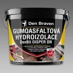 Den Braven Gumoasfaltová hydroizolace DenBit DISPER DN, kbelík 5 kg, černá – Hledejceny.cz