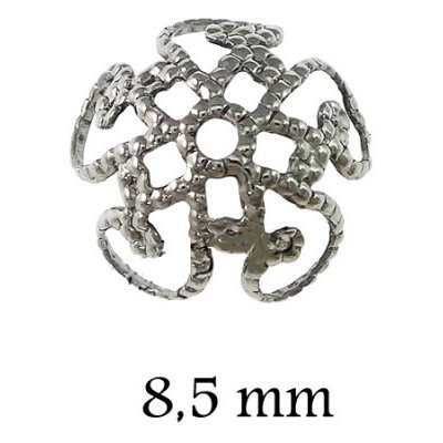 Kaplík filigránový malý 8,5mm z chirurgické oceli - Obsah balení 1 ks KA 024 – Sleviste.cz