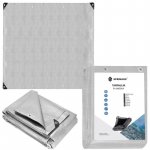 Springros Krycí plachta s oky 4x4 m extra silná 210g PE stříbrná PROTECT GA2145-XG – Zboží Dáma