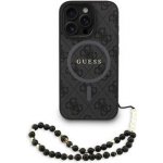 Guess PU Leather 4G Colored Ring Strap MagSafe pro iPhone 16 Pro Black – Hledejceny.cz