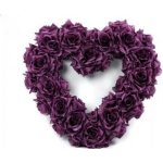 Paris Dekorace Srdce fialové – Zboží Dáma