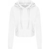 Dámská mikina Just Hoods dámská mikina s kapucí JH016 Arctic White