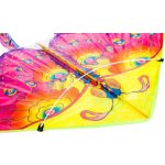 KIK KX9672_1 Drak velký 90cm motýl růžový – Hledejceny.cz