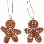 Boltze Vánoční dekorace Ginger, různé druhy, 6,5 x 1 x 7 cm – Hledejceny.cz