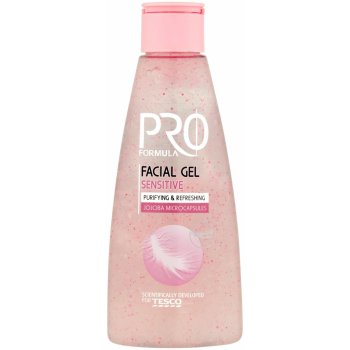 Tesco Pro Formula čistící gel pro citlivou pleť 150 ml