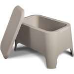 plastový Toomax PETRA s úložným prostorem 59 x 39 x 36 cm taupe šedý – Zboží Dáma