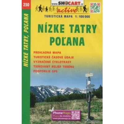 SC 230 Nízke Tatry, Poľana 1:100 000 – Hledejceny.cz