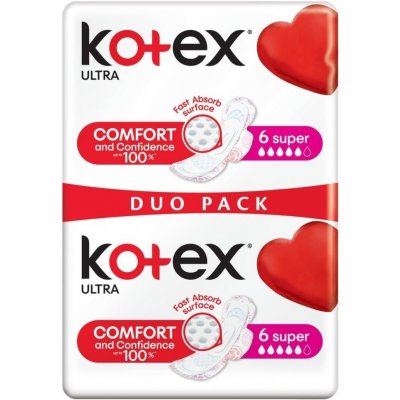 Kotex Ultra Super Duo dámské hygienické vložky 12 ks – Zboží Dáma