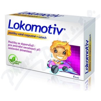 Lokomotiv pastilky 6 ks