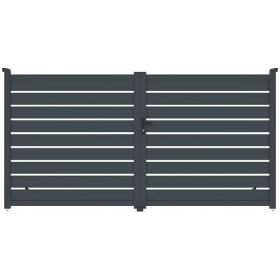 G21 Reno 350x176 cm dvoukřídlá, antracitová – Zboží Mobilmania