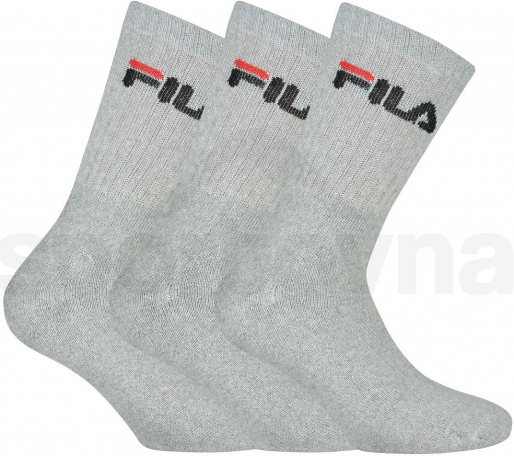 Fila ponožky F9505 SOCKS 3-PACK 400-Grey