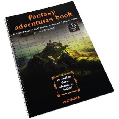Netfire Group RPG Kniha s mazatelným povrchem A3 čtverce – Zboží Živě