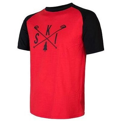 Sensor Merino Active Pt Ski Červená/černá – Zboží Dáma