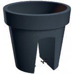 květináč LOFLY RAILING na zábradlí plastový 40 cm – HobbyKompas.cz