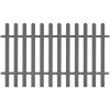 Příslušenství k plotu vidaXL Laťkový plot WPC 200 x 120 cm
