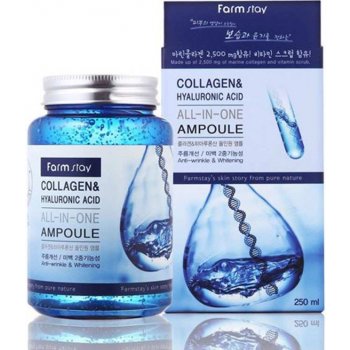 Farm Stay Collagen & Hyaluronic Acid All In One ampule anti-age pleťové sérum 250 ml