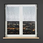 Dekorační metrážová vitrážová záclona NORTON bílá výška 70 cm MyBestHome – Zboží Dáma