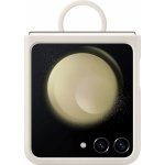 Samsung Galaxy Z Flip5 Silikonový kryt s držákem na prst Cream EF-PF731TUEGWW – Zboží Živě