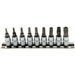 2165 Zástrčné hlavice 1/4" TORX s otvorem TT10-TT50, sada 9 ks na liště - BGS 2165 – Sleviste.cz