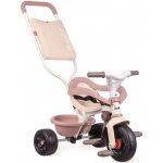 Smoby Be Fun Comfort Tricycle Pink s dvojitou vodicí tyčí a taškou – Hledejceny.cz