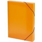 Karton P+P Opaline krabice s gumou heftbox na dokumenty oranžová A4 – Zboží Mobilmania