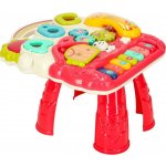 KIK Detské chodítko interaktívny vzdelávací stôl 4v1 červený Bibi inn – Zboží Dáma