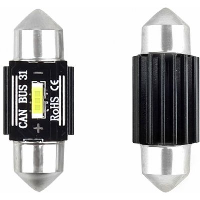 LED žárovky CANBUS 1 SMD UltraBright 1860 Festoon 31mm White 12V/24V – Hledejceny.cz