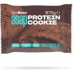 GymBeam ASAP Protein Cookie trojitá čokoláda 70 g – Zboží Dáma