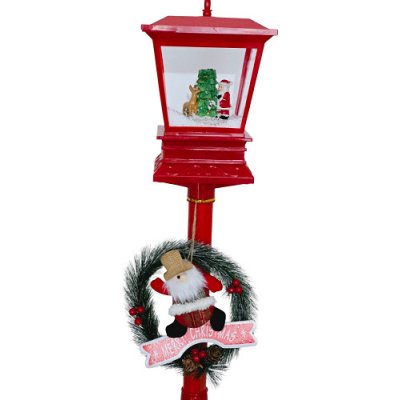 RB-nakuplevne Vánoční pouliční lampa se sněžením 120 cm stromeček červená – Hledejceny.cz