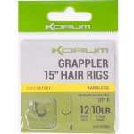 Korum Hotové Návazce Grappler Hair Rigs Barbed 38 cm Velikost 14 0,23 mm 8 lb 8 ks – Zboží Dáma