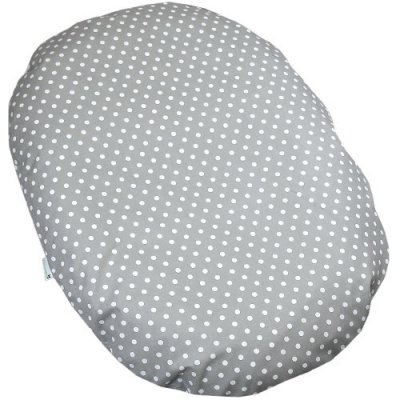 Babyrenka kojenecký relaxační polštář Dots Big grey – Zboží Mobilmania