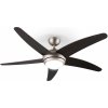 Ventilátor Klarstein Bolero, 55 W, stropní se svítidlem, 134 cm, ořechová ramena, dálkový ovladač (VTS6-BoleroWalnuss)