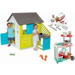 Smoby set domeček Pretty Blue a Écoiffier veterinární klinika 810703-13 – Zboží Dáma