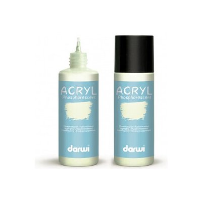 Darwi Night Glow svítící akrylová barva 80 ml – Sleviste.cz