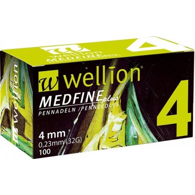 Wellion jehly MEDFINE PLUS 32Gx4 mm 100 ks inz.pera – Sleviste.cz