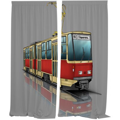 IMPAR Závěsy Tramvaj KT4 (Rozměr : 140x250, Materiál: Interlock) – Hledejceny.cz