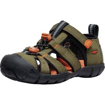 Keen Seacamp II Cnx Children dark olive/gold flame