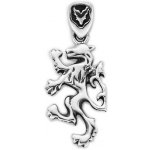 Vorlové Šperky Stříbrný přívěsek vlk PR364