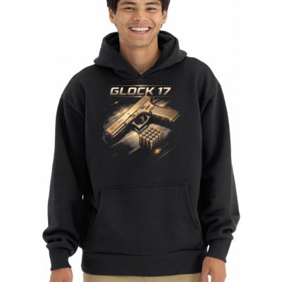 Glock 17 mikina OVERSIZE unisex NOVINKA – Zboží Mobilmania