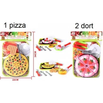 Mac Toys sada potravin pizza/dort