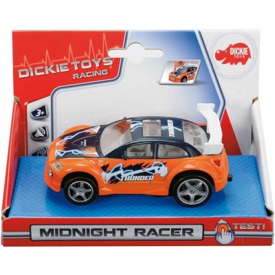 Dickie Auto Midnight Racer 12 cm na zpětný nátah Zvuk plast – Zboží Dáma
