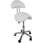 MH Star židle 841-1 se sedlovým sedákem a zádovou opěrou bílá – Zboží Dáma