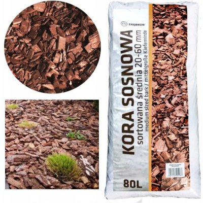 Zrębkor Borovicová zahradní kůra 20-60 mm 80L – HobbyKompas.cz